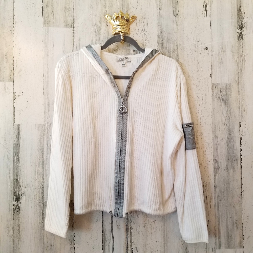 St. John Sport by Marie Gray ribbed sweater